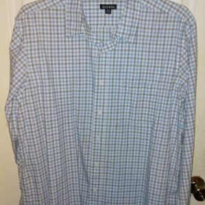 Mens XL long-sleeved button up